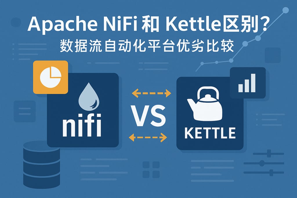 Apache NiFi和Kettle区别？数据流自动化平台优劣比较